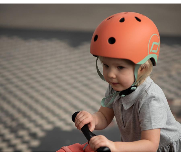 Scoot & Ride Kask Ochronny XXS-S dla dzieci 1-5 lat Peach - 580275 - zdjęcie 4